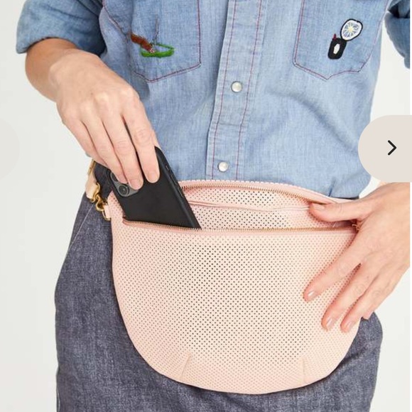 Clare V Fanny Perforated Large Belt Bag - Picture 3 of 11